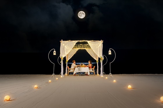 Romantic Gazebo Dinner on the Beach - Amari Koh Samui