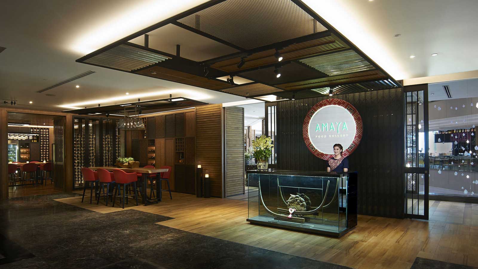 Amaya Food Gallery reception area - 曼谷阿瑪瑞酒店 (Amari Bangkok)