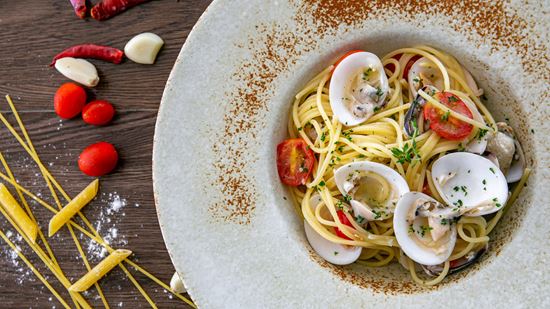 Spaghetti alle vongole-B at Prego Bangkok