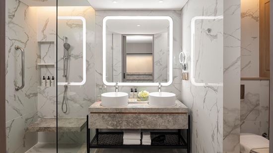 Bathroom in Club Premier Bathroom in Club Premier