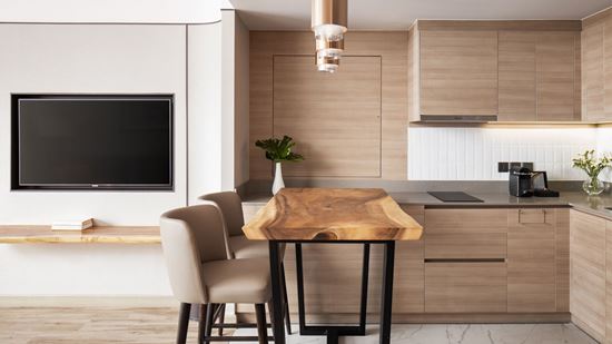 Kitchen Area in Club Two Bedroom Corner Suite