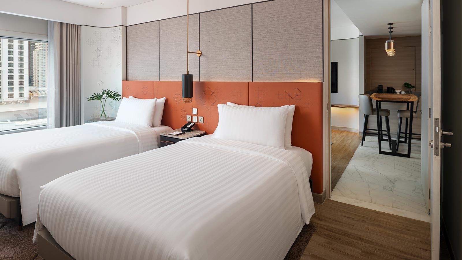 Second Bedroom in Club Two Bedroom Corner Suite - Amari Bangkok