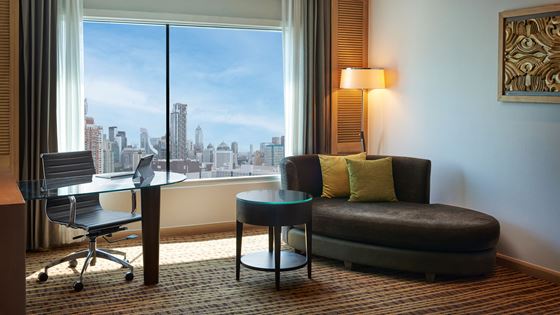 Living Area in Grand Deluxe - Amari Bangkok