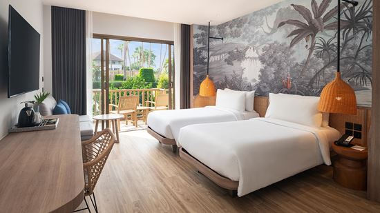 Deluxe Garden View - Twin Beds Balcony