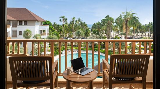 Deluxe Pool View - King Bed Balcony Deluxe Pool View - King Bed Balcony