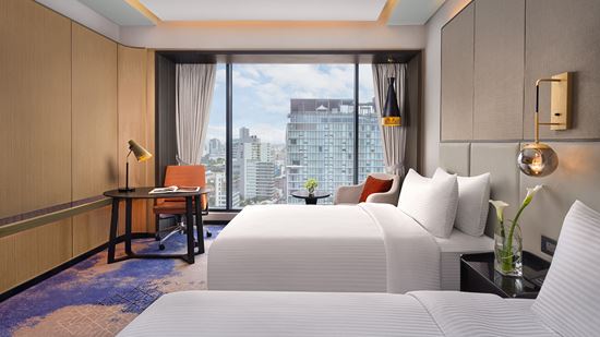 City View from a Superior Twin Bedroom at Amari Colombo