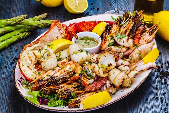 Seafood Grill Platter at Amari Colombo