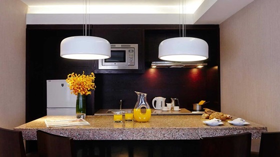 One Bedroom Terrace Suite Kitchen - Amari Dhaka