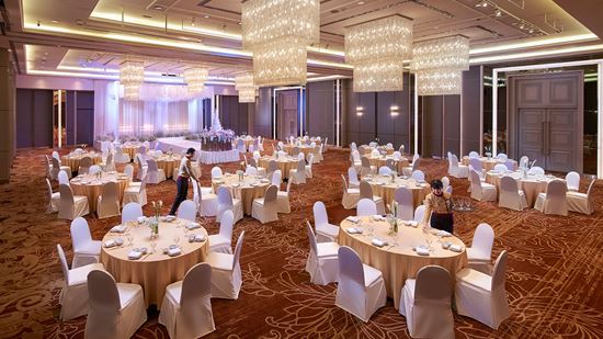 Our large and accommodating Ballroom Our large and accommodating Ballroom