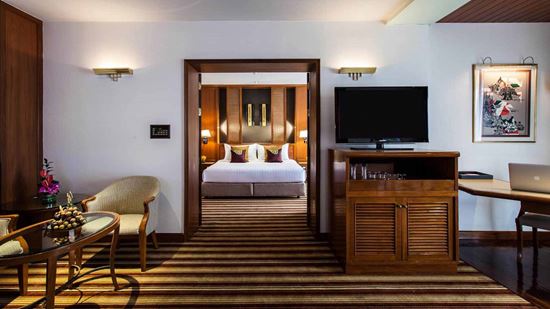 Bedroom and Living Room in One Bedroom Suite Bedroom and Living Room in One Bedroom Suite