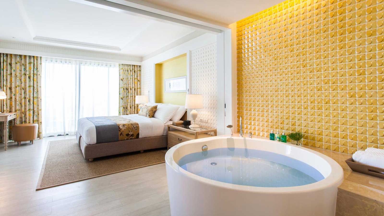 Living and Dining room in One Bedroom Suite Ocean Facing - Amari Hua Hin