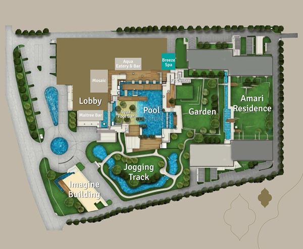 Resort Map - Amari Hua Hin