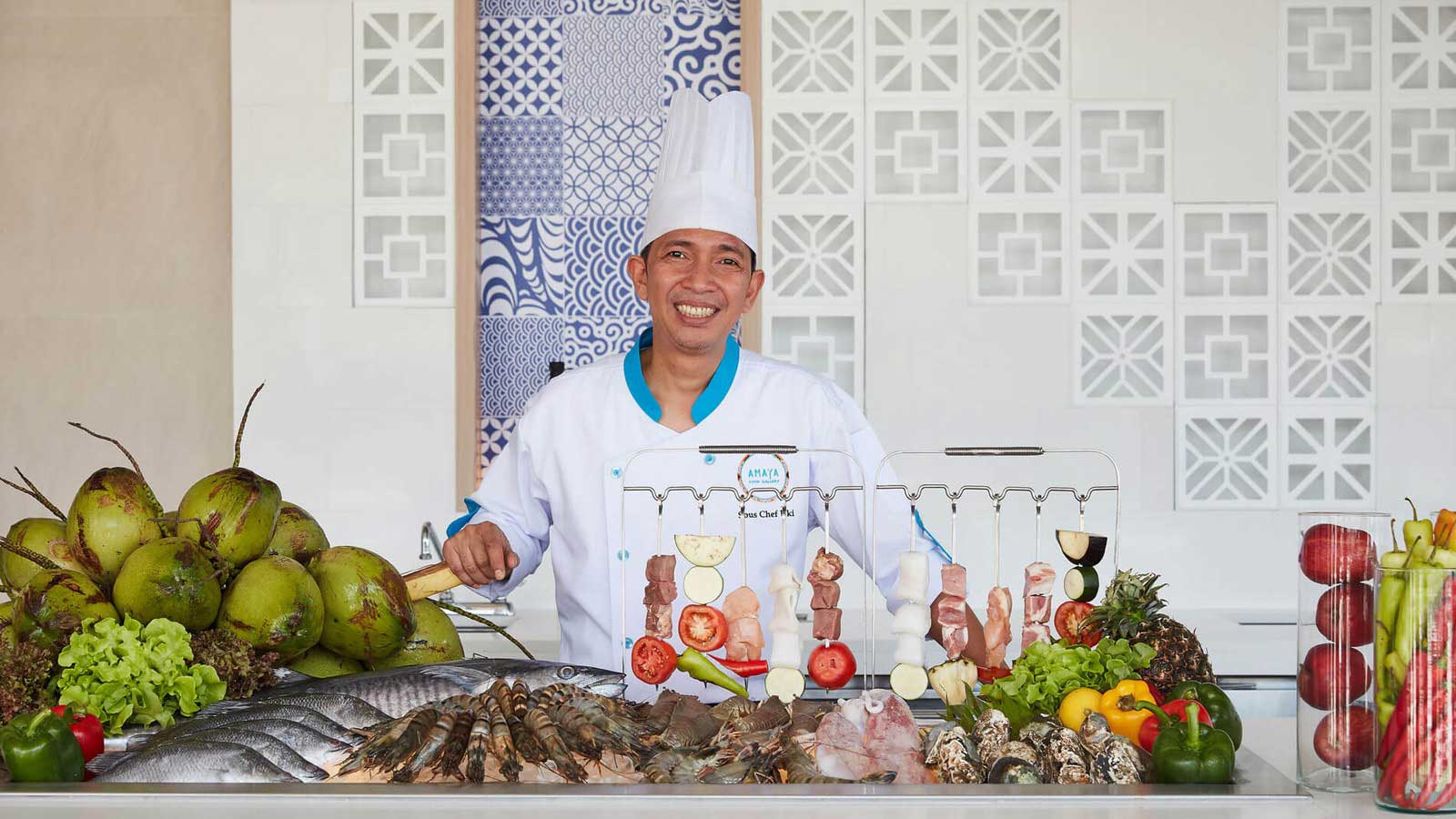 Chef at Amaya Food Gallery -  אמארי קו סמוי (Amari Koh Samui)