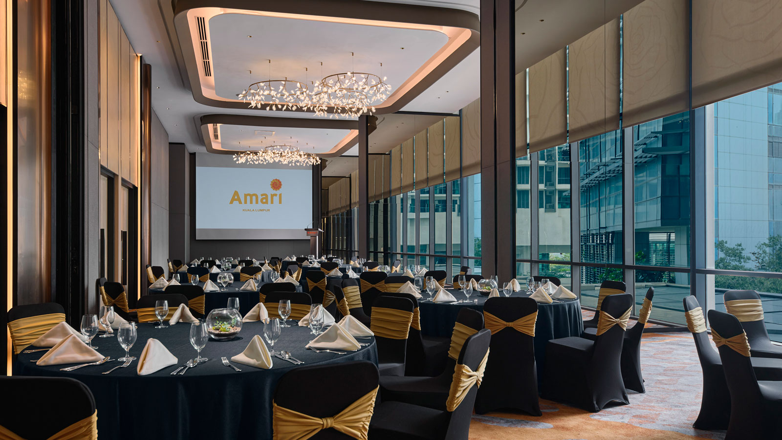 Veria Ballroom - Banquet set up - Amari Kuala Lumpur Veria Ballroom - Banquet set up - Amari Kuala Lumpur