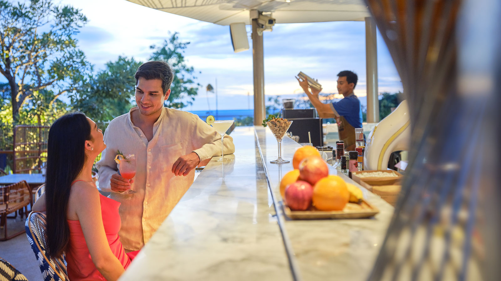 Drinks at Aqua Eatery & Bar - أماري المحيط باتايا