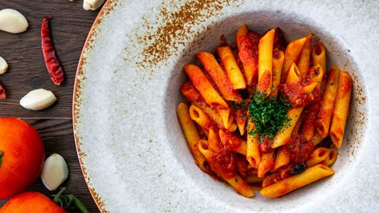 Pasta - Penne arrabbiata - Prego Pattaya Pasta - Penne arrabbiata - Prego Pattaya