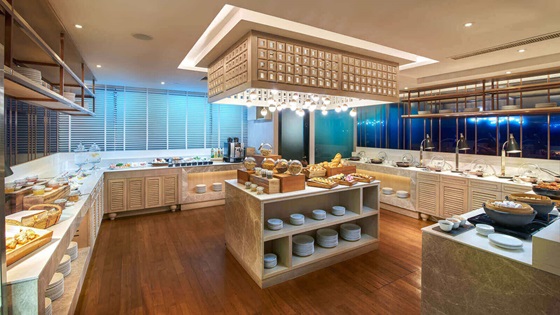 Breakfast buffet at Club Napha - Amari Pattaya