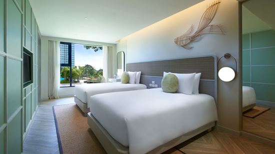 Second bedroom view in Amari Suite Poolside Second bedroom view in Amari Suite Poolside