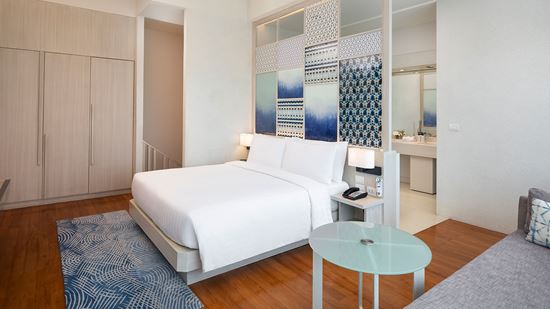 Bedroom in Club Duplex Suite