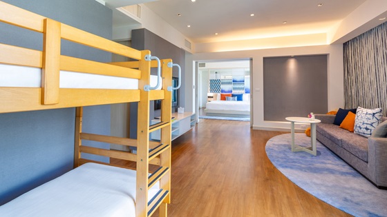 Club Executive Ocean Family Suite Bunk Bed - 芭堤雅阿瑪瑞度假酒店