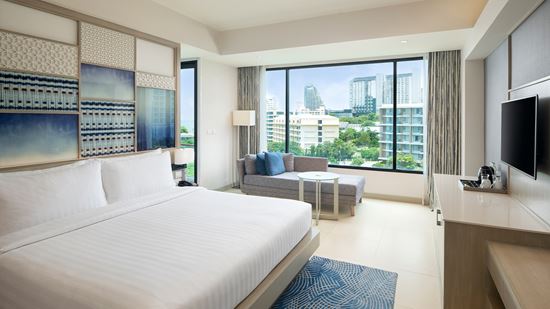 Deluxe Pool View - Bedroom Overview