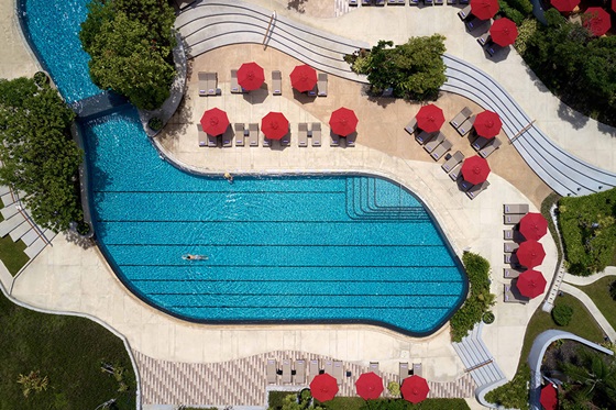 Free-Form Swimming Pool & Adult Zone