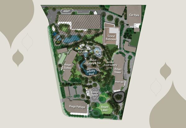 Resort Map - 아마리 파타야