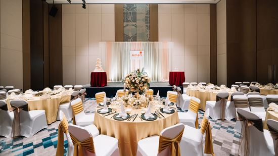Jadeite Ballroom - Wedding Dinner Set Up Jadeite Ballroom - Wedding Dinner Set Up
