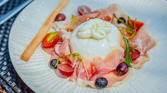 Details of cuisine at La Gritta