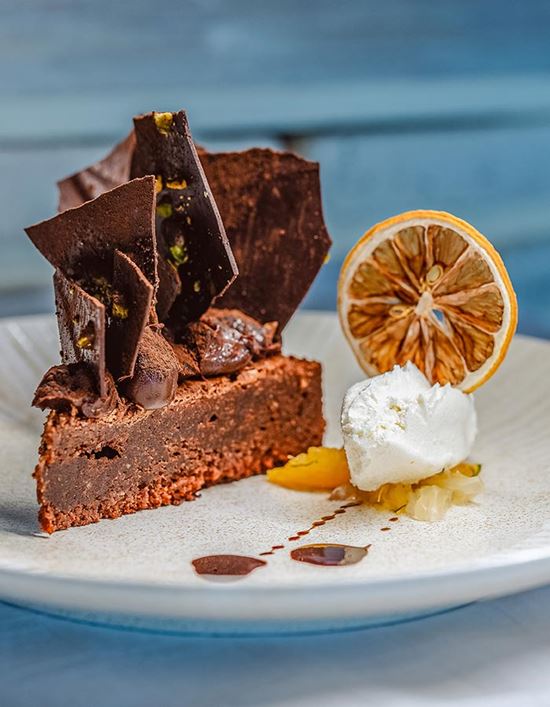 Details of cuisine at La Gritta