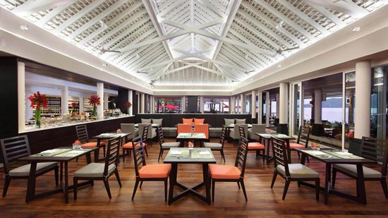 Indoor seating at Rim Talay Indoor seating at Rim Talay