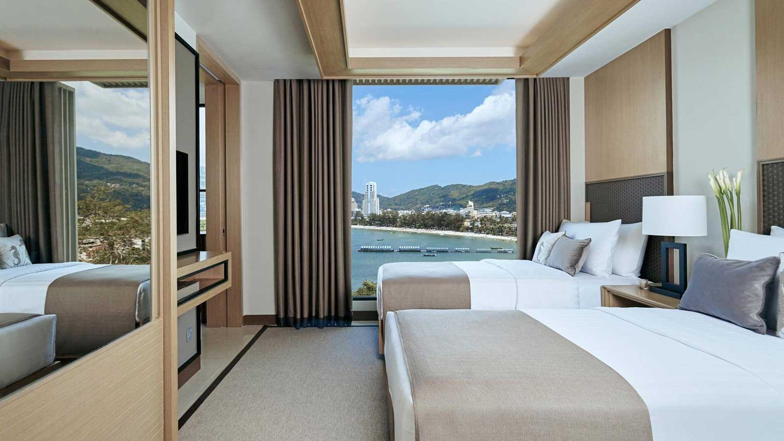 Second bedroom in Club Two Bedroom Suite Ocean View - 普吉岛阿玛瑞度假酒店