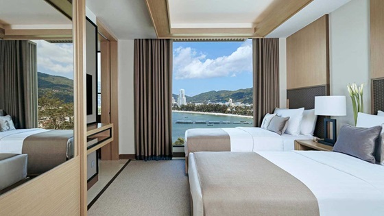 Second bedroom in Club Two Bedroom Suite Ocean View - Amari Phuket