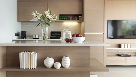 Kitchenette in Two Bedroom Suite Ocean Coral Lounge - Amari Phuket