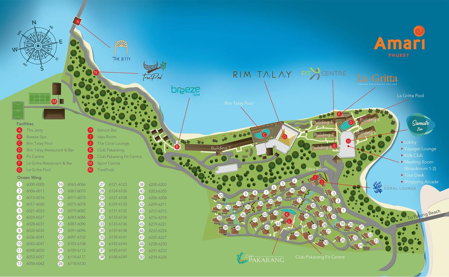 Plan d’accès - Amari Phuket