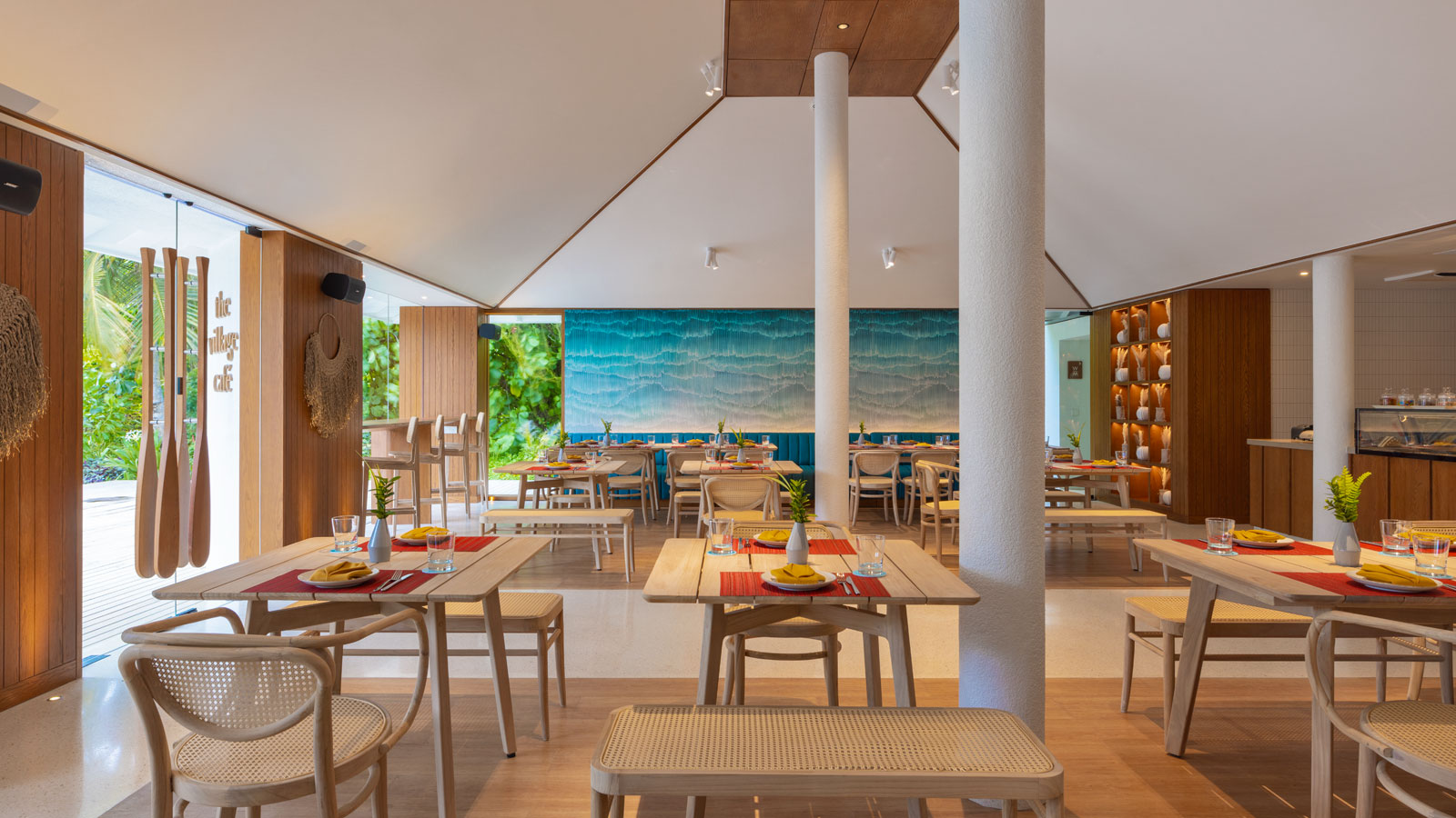 The Village Cafe setting - Amari Raaya Maldives