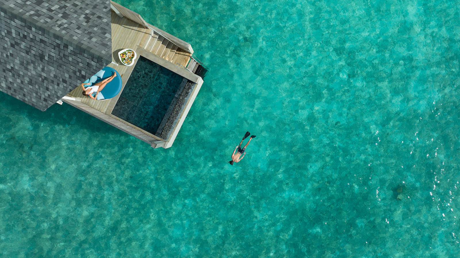 Snorkeling at Deluxe Ocean Pool Villa - Amari Raaya Maldives