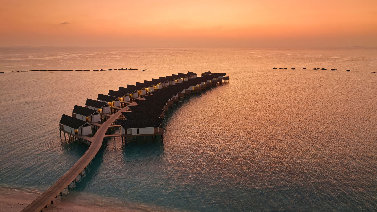 Exterior of Sunset Ocean Villa - Amari Raaya Maldives