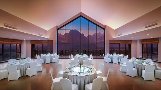 Set-up in Nam Khan function room Set-up in Nam Khan function room