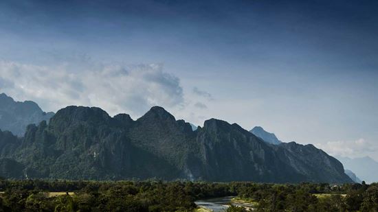 View of karst mountains View of karst mountains