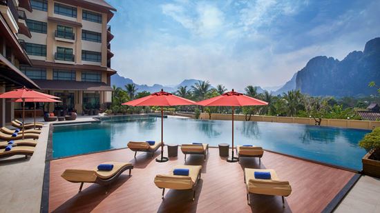 View at swimming pool View at swimming pool