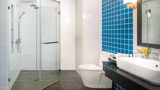 Bathroom in Grand Deluxe River View - อมารี วังเวียง