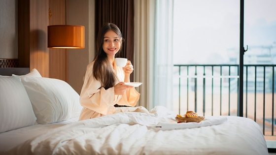 One Bedroom Suite River View with Balcony In-Room Breakfast - Amari Vang Vieng