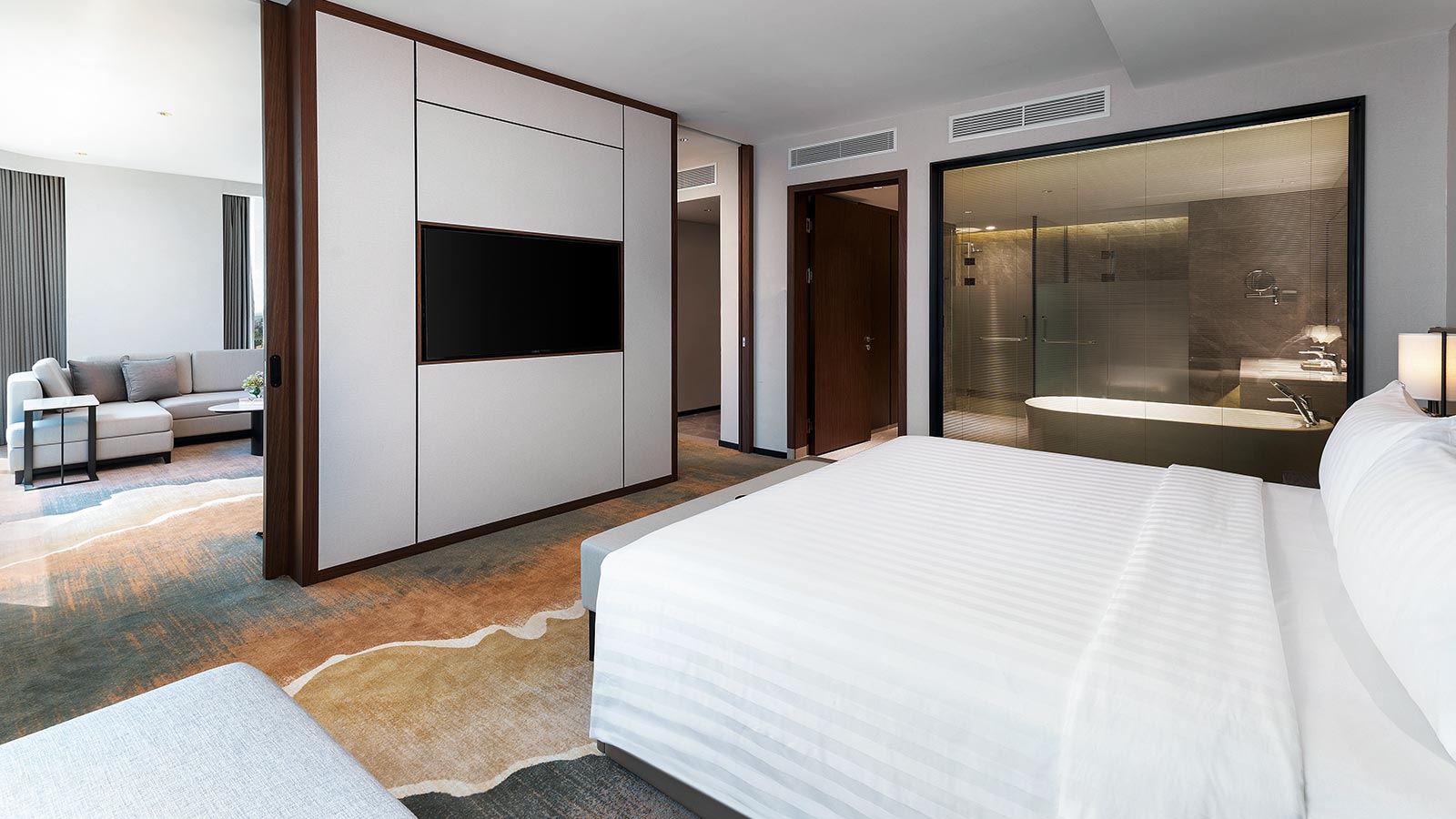 Junior Suite City View - Bedroom - 萬象阿瑪瑞酒店