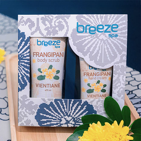 Frangipani Body Scrub & Hand Cream​ Signature of Vientiane