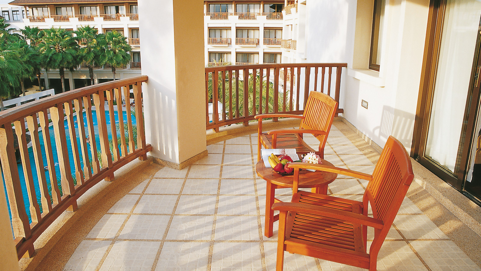 Private balcony details in The Tide Suite - The Tide Resort - เดอะ ไทด์ รีสอร์ท