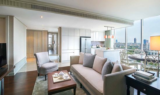 Separate living and dining room in Three Bedroom Suite Separate living and dining room in Three Bedroom Suite