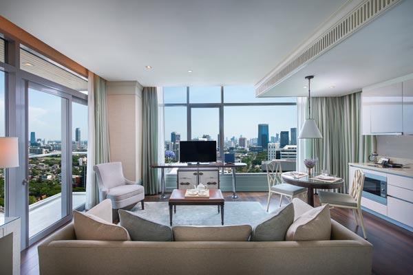 One Bedroom Corner Suite - Oriental Residence Bangkok