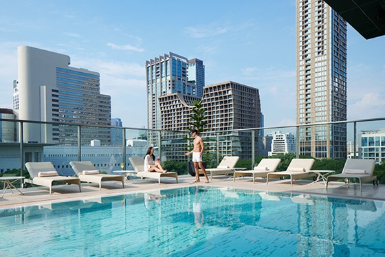 Piscine - Oriental Residence Bangkok