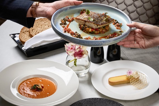 Executive Set Lunch Menu at Café Claire  - Oriental Residence Bangkok